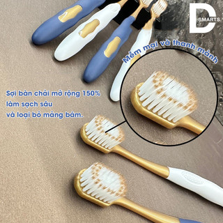 Vỉ 6 Cây Bàn Chải đánh răng nội địa Trung lông mềm, chải siêu êm, làm sạch sâu loại sạch mảng bám