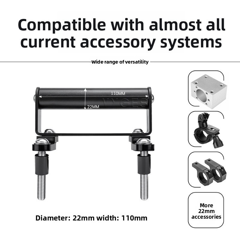 CHO ZONS 368G 2024 2025 2026 Tay Lái Xe Máy Thanh Nối Dài Giá Đỡ Điện Thoại Gắn Điều Hướng Chân Đế Thanh Chữ Thập Đa Chức Năng