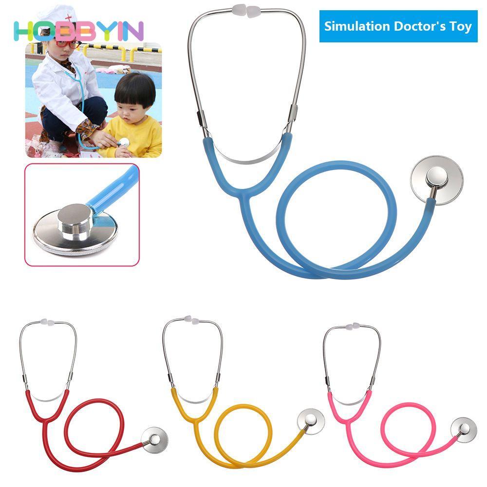Ống nghe bằng nhựa HOBBYIN 7 màu Đồ chơi mô phỏng y học cho trẻ em