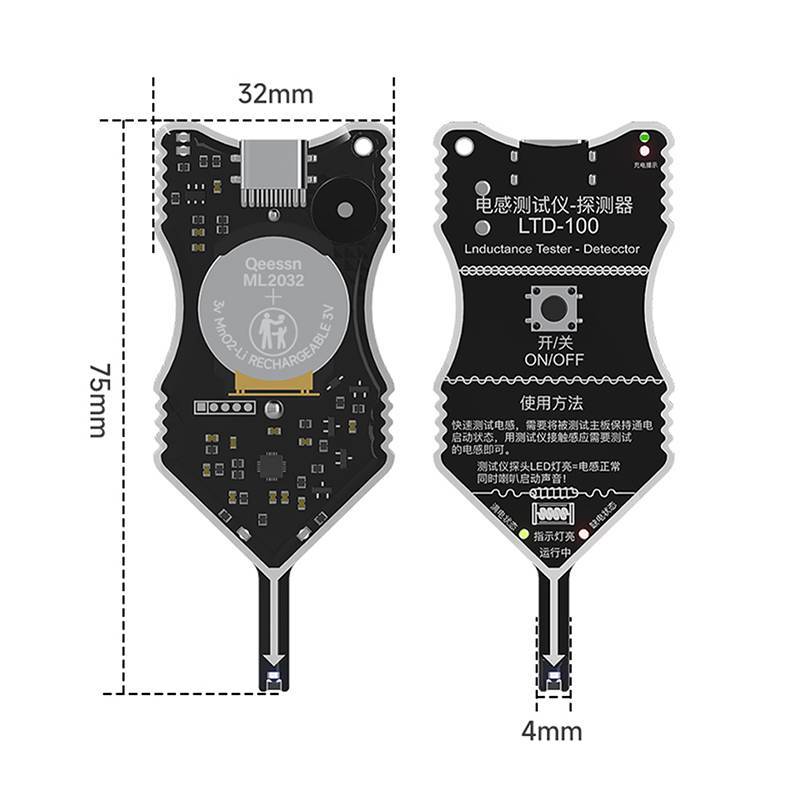 POWER LTD-100 Bo Mạch Chủ Máy Kiểm Tra Cuộn Cảm Công Cụ Phát Hiện Cho PC Bo Mạch Chủ Sửa Chữa Điện Từ Cảm Ứng Qui Lỗi Che.