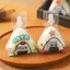 <WHPHous-t> Bộ 50 Phim Hoạt Hình Cho Túi Đựng Bóng Cơm Tam Giác và Khuôn Onigiri với 2 Khuôn Onigiri và 50 Khuôn Sushi
