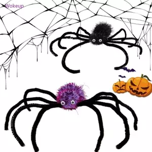 Kẹp tóc hình nhện ma quái cho Halloween, dụng cụ dự tiệc đáng sợ