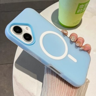 Ốp Điện Thoại Jelly Skin Feel Matte Magnetism Thích Hợp Ốp Lưng Cho iPhone 16 17 11 12 13 14 15 Pro Max 16 Plus