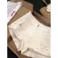 Quần Short Denim Chữ A Màu Off-White Eo Cao Dáng Siêu Ngắn Cho Mùa Hè