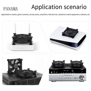 Quạt PC 120mm cực yên tĩnh NAMA với điều chỉnh tốc độ 3 cấp độ Lưới tản nhiệt kim loại có thể tháo rời