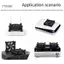 Quạt PC 120mm cực yên tĩnh NAMA với điều chỉnh tốc độ 3 cấp độ Lưới tản nhiệt kim loại có thể tháo rời
