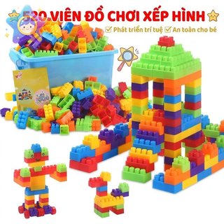 Khối Xây Dựng Trẻ Em Đồ Chơi Giáo Dục 520 Chiếc Nhựa Sáng Tạo STEM Bộ Học Tập Tuổi 6 Plus