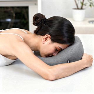 Gối Spa Mặt Ergonomic Memory Foam Thoáng Khí Có Thể Giặt Được Hỗ Trợ Cánh Tay Massage Ngủ