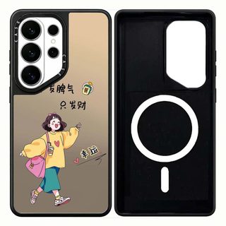 Ốp Lưng Phone Case For Cứng Gương Ngôi Sao Từ Tính Cho Samsung Galaxy S26 25 24 23 UItra S26 25 24 23 Plus Vỏ Bảo Vệ Chống Sốc