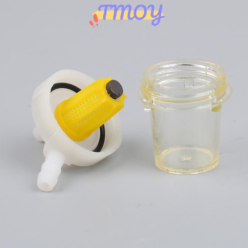 TMOY 1 chiếc Clear Universal 1 / 4 "6mm Bộ lọc nhiên liệu xăng xe máy phù hợp với mọi loại xe máy sử dụng 1 / 4 inch (6mm) Dòng nhiên liệu TMOY