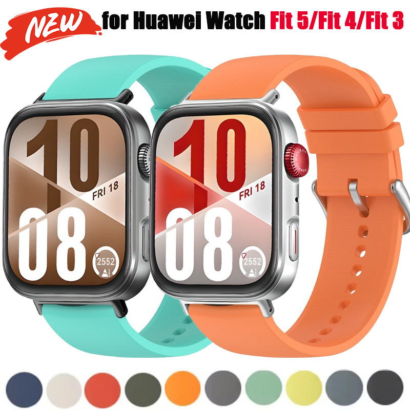 Dây đeo silicon thay thế cho Huawei Watch Fit 5/5 Pro/4/4 Pro/3/2