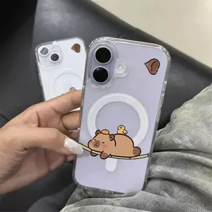 Lying flat on a cardiganVỏ hút từ trong suốt phù hợp với vỏ điện thoại 17/16 Promax