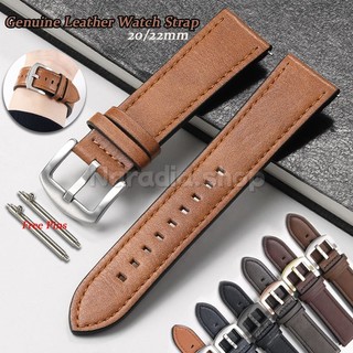 Phát hành nhanh Băng đô da thật 20 / 22mm dành cho doanh nghiệp Dây đeo đồng hồ da bò dành cho nam nữ Vòng tay thay thế