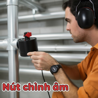 Máy dò rò rỉ siêu âm Ống dò âm thanh nước Tai nghe thâm nhập tường Công cụ sửa chữa đường ống dầu
