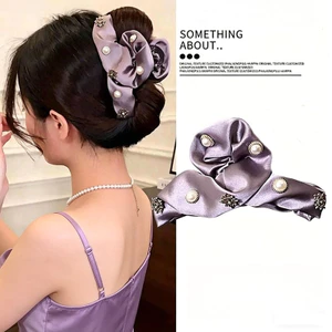 Khớp tóc đám mây đầu lớn, chất liệu satin mềm mại, phong cách mới cho năm 2026
