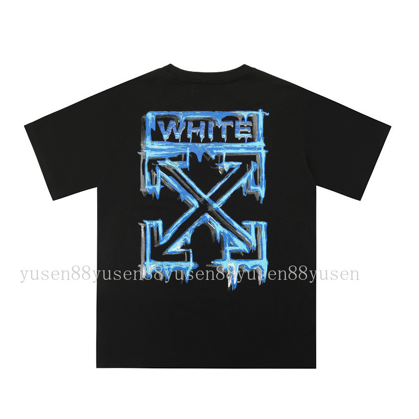 Chất Lượng Cao Sẵn Sàng Chất Lượng Cao Hàng Đầu Phong Cách Mới Rời In Hình Cotton Nguyên Chất Áo Thun Cổ Tròn Tay Ngắn