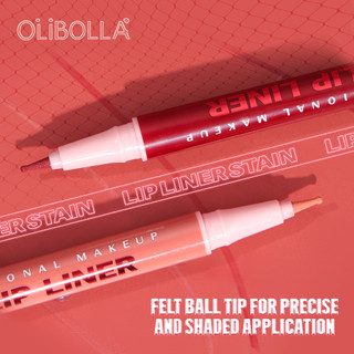 OLIBOLLA Kẻ viền môi dạng lỏng kẻ môi lâu trôi Mặt nạ môi viền môi chống thấm nước không phai son bóng