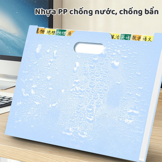 Túi Đựng Tài Liệu Cao Cấp 13 Ngăn A4 Chống Nước - Phụ Kiện Dành Cho Học Sinh Và Dân Văn Phòng