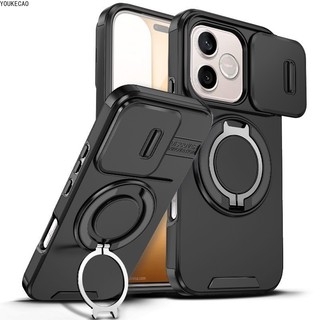Chống Sốc Honor 600 Lite 400 Pro Honor 200 Smart 400 Lite Trượt Bảo Vệ Ống Kính Máy Ảnh Vòng Đứng Từ Tính Vỏ Điện Thoại Giáp Vỏ Silicon Cứng
