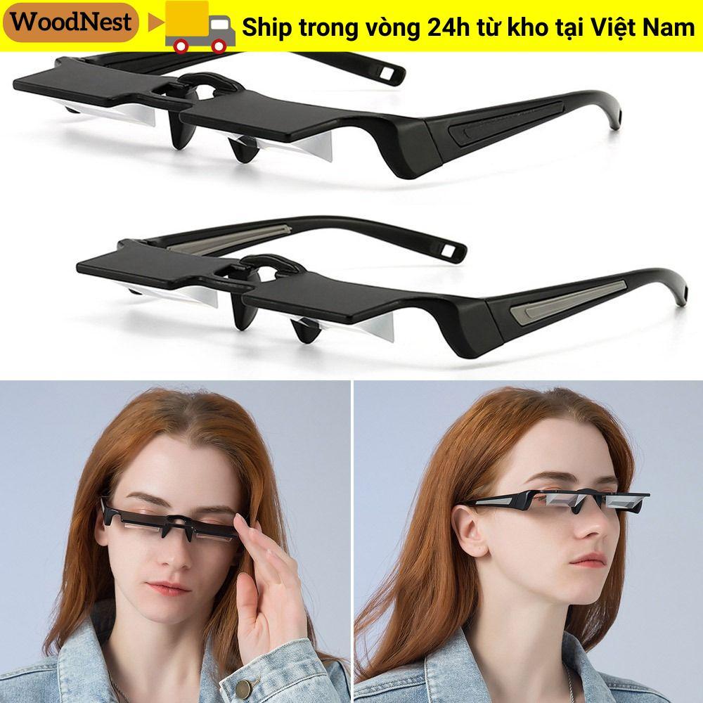 Kính khúc xạ lười WOODNEST, Kính bảo vệ mắt chống mệt mỏi, Kính đọc sách siêu nhẹ PC chất lượng cao