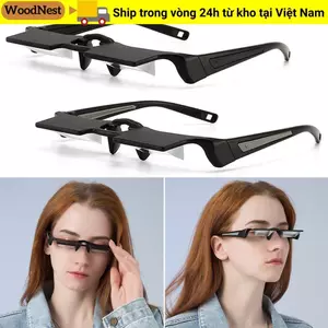 Kính khúc xạ lười WOODNEST, Kính bảo vệ mắt chống mệt mỏi, Kính đọc sách siêu nhẹ PC chất lượng cao