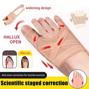 TRTR Vải Bunion Corrector Mũi Tách Có Thể Điều Chỉnh Hallux Valgus Tay VN