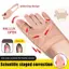 TRTR Vải Bunion Corrector Mũi Tách Có Thể Điều Chỉnh Hallux Valgus Tay VN