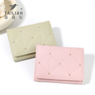 Ví nữ In lưới có thể gập lại Hộp đựng nhiều thẻ đa chức năng Ví đựng tiền mặt