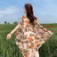 Khăn choàng chống nắng DARON, Nút thắt tua rua Cardigan Cape, Thời trang mỏng Paisley Phong cách quốc gia lớn Áo choàng ngày lễ