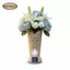 Bình tưởng niệm ngoài trời Ngôi mộ thiên thần Giá đỡ hoa Chống thời tiết Đèn năng lượng mặt trời Nhựa tổng hợp để trang trí nghĩa trang