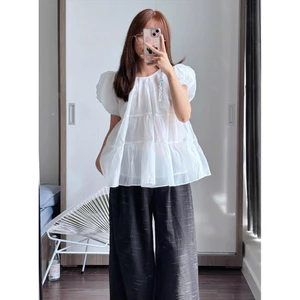 Áo Babydoll Tiểu Thư Tay Bí Xoè Tầng MyaHouse