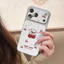 Ốp lưng iPhone họa tiết anh đào Bao da mềm cao cấp đựng máy ảnh - iP 7/8/X/XS/XR/11/12/13/14/15/16/17/Plus/Air/Pro/Max