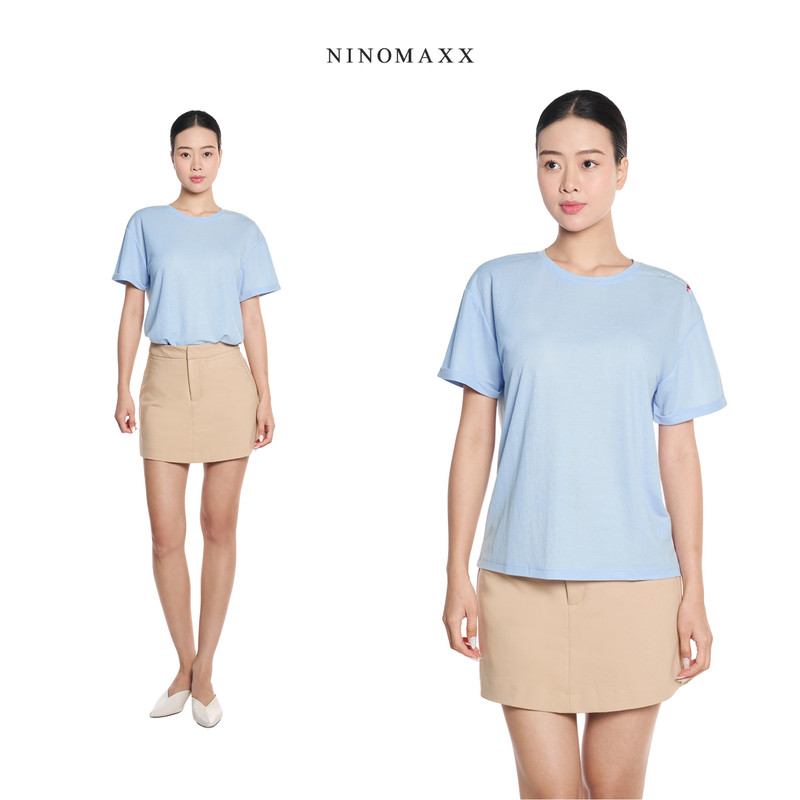 Áo Thun Graphic Tay Ngắn Nữ Ninomaxx 2510020