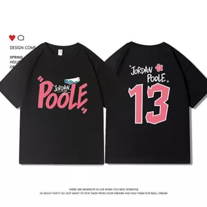 Ngôi Sao Mùa Hè Cotton Nguyên Chất Pooh Sakura Chữ Mỹ In Hình Tay Áo Thun Phù Hợp Với Nam Nữ Tay Ngắn Top ins Hợp Thời Trang