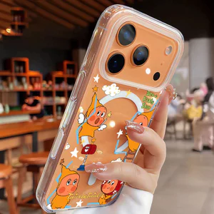 Ốp lưng iPhone họa tiết Lucky Star hỗ trợ sạc không dây từ tính - iP 7/8/X/XS/XR/11/12/13/14/15/16/17/Plus/Air/Pro/Max