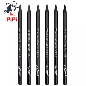 Bút chì than dành cho nghệ sĩ Vẽ bút chì cho chuyên gia và nghệ sĩ Bộ bút chì DIY 6 chiếc Bút chì than dính Bộ vẽ để phác thảo DIY