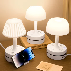 Sáng Tạo Đèn Bàn Hộ Gia Đình Phòng Ngủ Đầu Giường Đèn Sang Trọng Cao Cấp Đèn Ngủ Mềm Mờ Bảo Vệ Mắt Đèn Ngủ