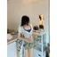 Mùa hè Pure Desire Style Hot Girl Slim-fit Áo thun ngắn tay phong cách mới Học sinh bên trong Dây đeo nhỏ Hai @ -