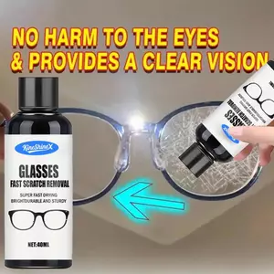Nước tẩy vết xước bằng kính 40ml Loại bỏ vết xước ống kính Máy làm sạch kem với miếng bọt biển lâu trôi jiwvn