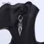 AqToCna Gothic Punk Thép Không Gỉ Spike Vòng Bông Tai Mặt Dây Chuyền Cho Unisex Y2K Dây Xích sel Tòn Ten Bông Tai AqToCna