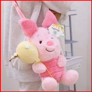 Winnie the pooh Hoạt Hình Dễ Thương Túi Đeo Vai Sang Trọng Búp Bê Ba Lô Trang Trí Ba Lô Dung Tích Lớn Túi Đeo Ngang