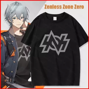 YB1 Zenless Zone Zero Wise Cosplay vải 3D mùa hè Áo thun ngắn tay Anime BY1