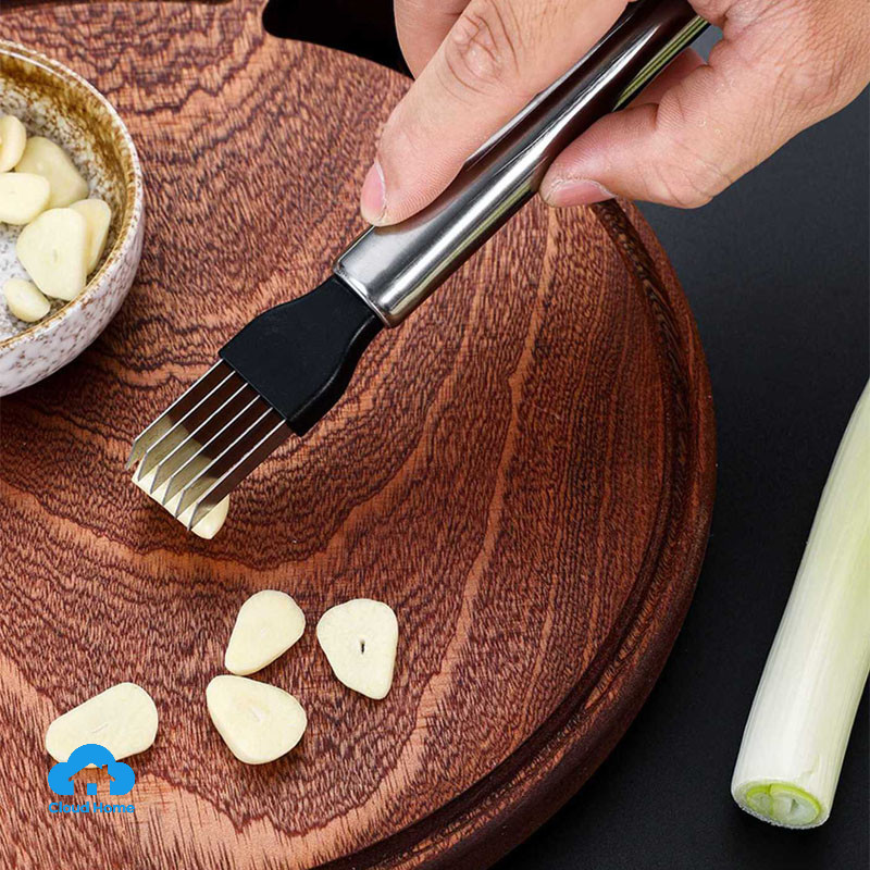 Máy thái hành lá đa năng tiết kiệm sức lao động bằng thép không gỉ, dụng cụ nhà bếp nhỏ gọn