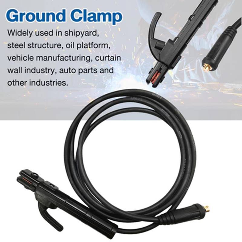 Cáp hàn GKY 5 / 7 / 10M + Bộ cáp nối đất 2 / 3M có giá đỡ & đầu nối GKY
