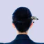 WHX- Kẹp tóc gỗ mun tự nhiên Non-Luodian Abalone Phi lê Chất liệu vỏ quạt độc đáo Quạt hình quạt Tính khí cao quý Kẹp tóc Phụ kiện tóc Thích hợp làm quà tặng