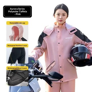 Nam đi mưa chống mưa bão hai lớp vải Oxford dải phản quang áo mưa PVC