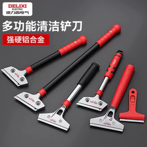 Delixi Điện Thìa Làm Sạch Dao Ngói Tường Da Dụng Cụ Làm Sạch Da Đẹp Đường May Đất Keo Loại Bỏ Thìa Thủy Tinh Thìa 9XT6