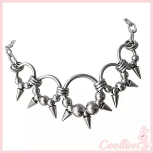 COO Thời trang Chuyển tiếp Unisex Thép không gỉ Punk Lấy cảm hứng từ Vòng cổ Phụ kiện cho buổi hòa nhạc và sự kiện ban đêm
