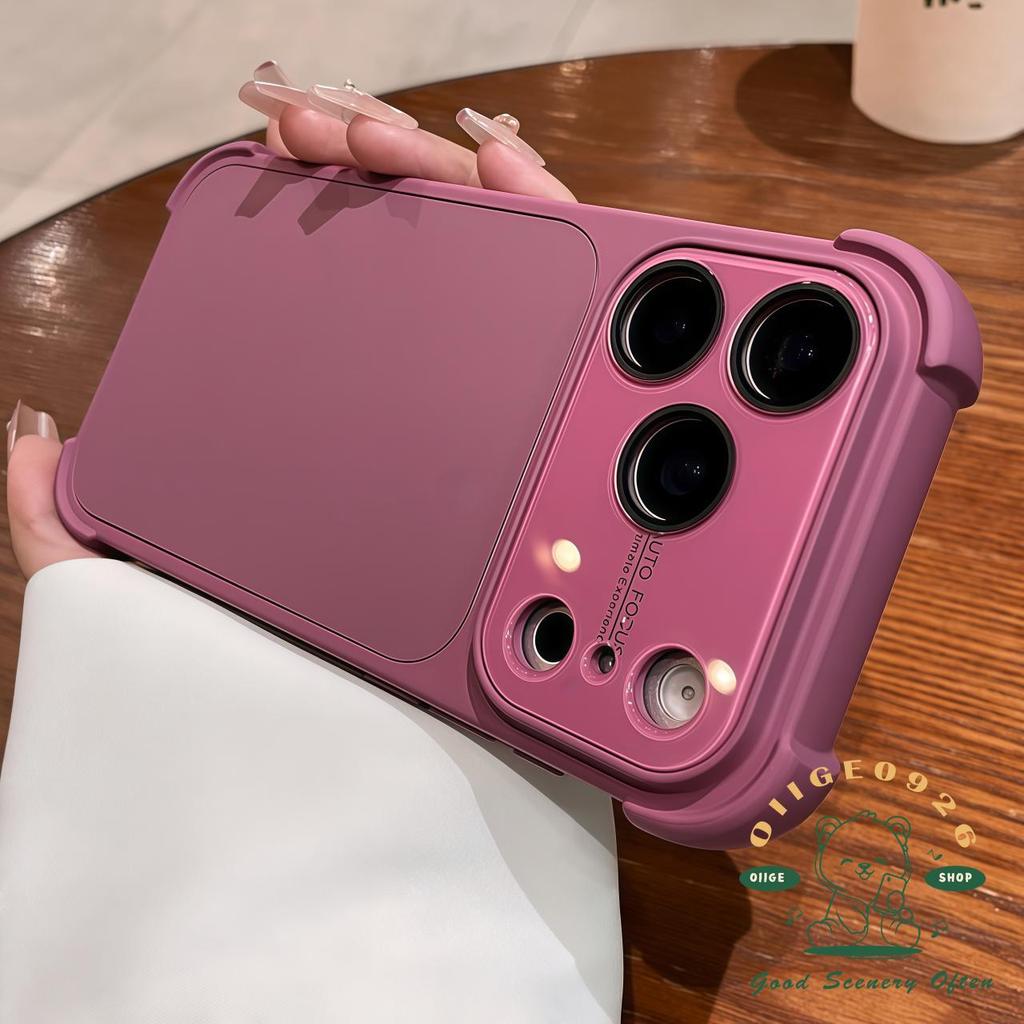 【 Ốp lưng iPhone17 】 Vỏ điện thoại tẩy tế bào chết lỏng bốn góc chống rơi iPhone17 Pro Max 16 15 14 13 cho vỏ iPhone Vỏ mềm silicon TPU chống sốc