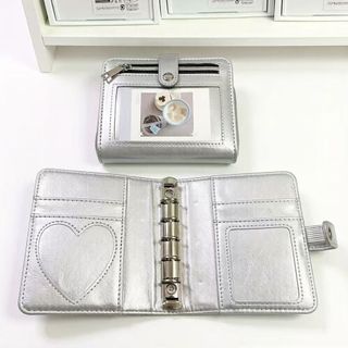 Máy tính xách tay MEGOCE M5, Máy tính xách tay dính rời 5 vòng có thể tháo rời, Da PU di động có cửa sổ ảnh Quà tặng